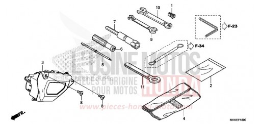 OUTIL CRF1000DK de 2019